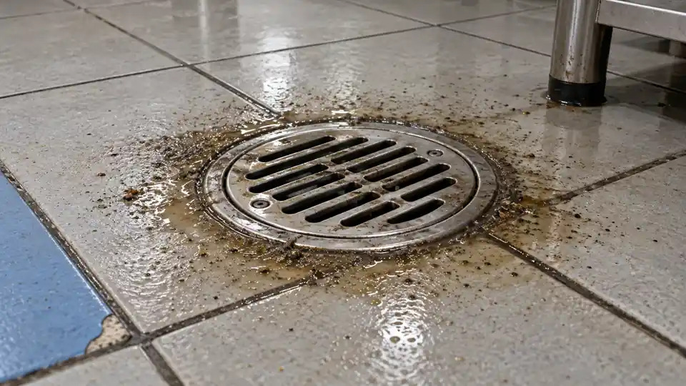 Before commercial drain cleaning inspection and setup in Bremerton