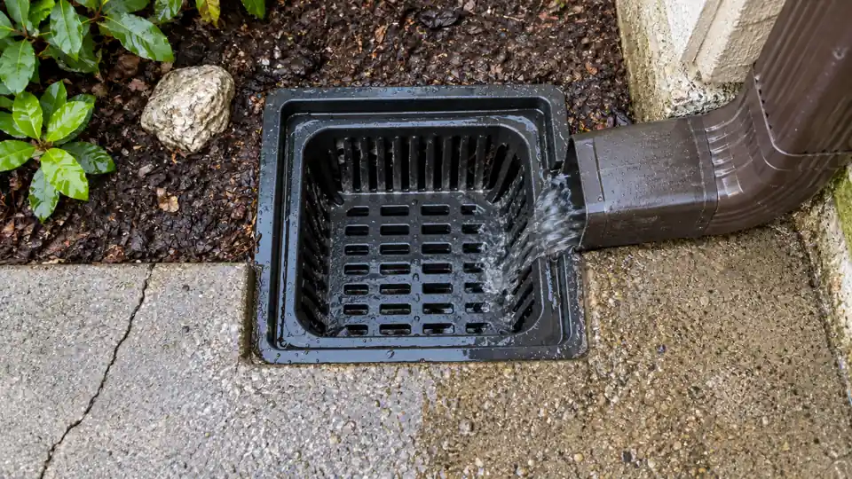 After yard & downspout drain cleaning cleared pipe verification in Bremerton